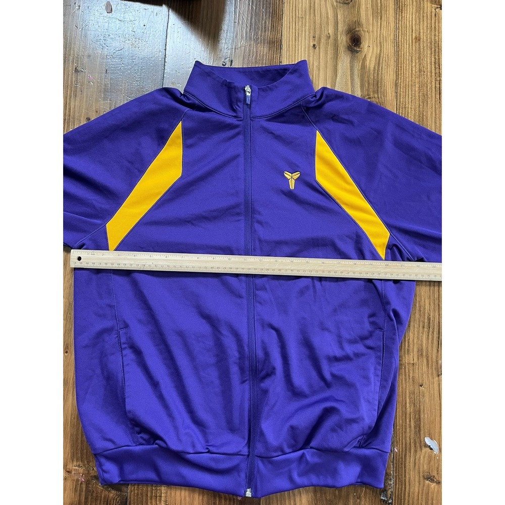 Nike Kobe Bryant Mamba Mentality Track Jacket Purple Gold Lakers Mens Medium - Picture 9 of 10